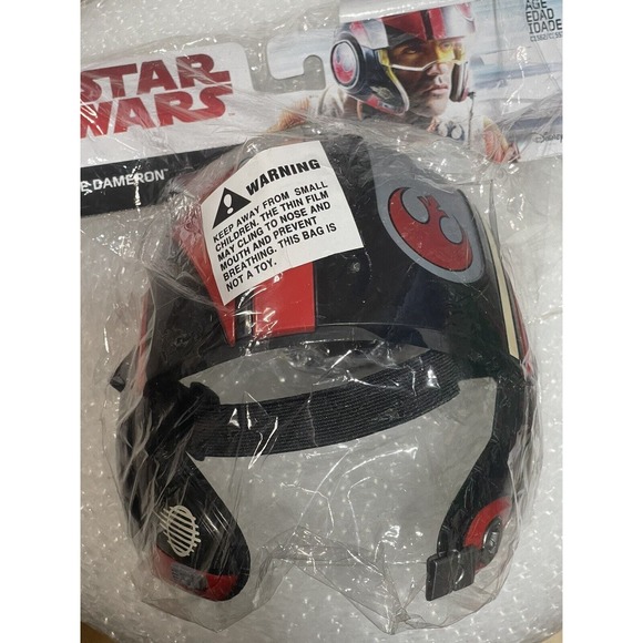 Disney Star Wars: Episode VIII The Last Jedi Poe Dameron Mask By Hasbro Age 5+ - Picture 3 of 3